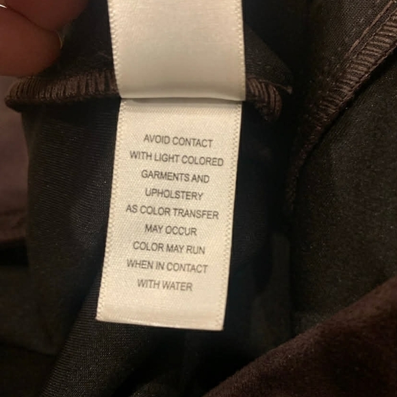 ​Marc New York Espresso Faux Suede Midi Skirt XL Dark Academia Belted A-Line - Picture 7 of 10